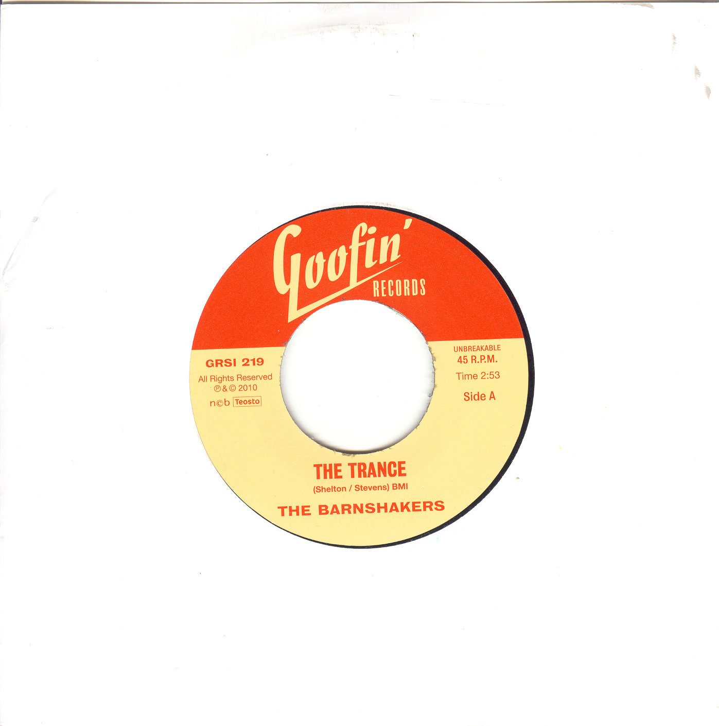 Barnshakers ,The - The Trance / Let Me Tell... (45's)